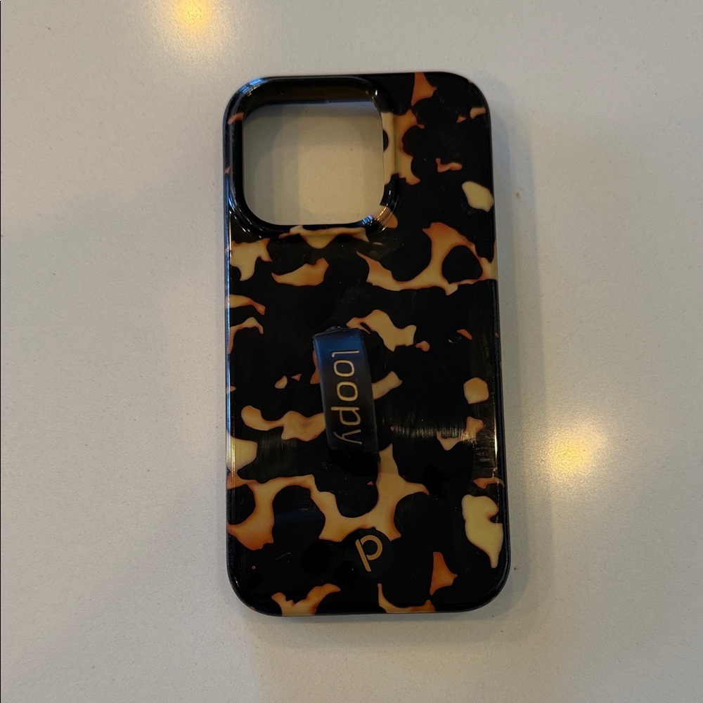 iPhone 15 Pro Loopy Case Leopard Print Phone Case
